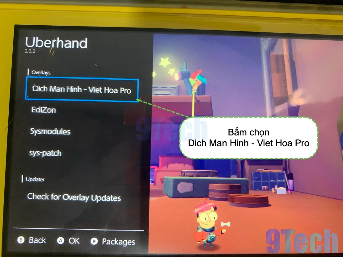 Việt hóa mọi game trên nintendo switch bằng ứng dụng Dịch Màn Hình Việt Hóa Pro